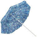 Зонт пляжный Цветы в гжели LY200-1 (1547В-5) с механизмом наклона, 200 см