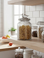 Банка для сыпучих продуктов, стекло, 0.95 л, с крышкой, Lefard, Garden Grey, 172-187 - фото 3