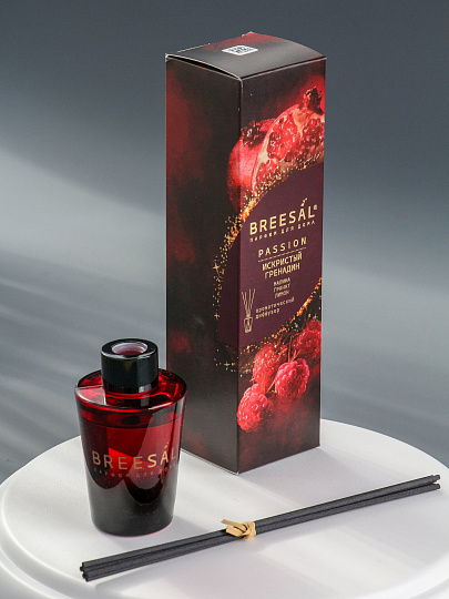 Аромадиффузор Breesal, 70 мл, 10х6 см, Passion Искристый гренадин, BR0067