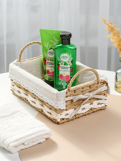 Корзина плетеная, прямоугольная, 25*17*9 см, Y4-9660