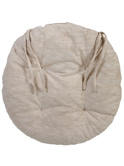 Подушка на сидение кресла Мальдивы, бежевая, к набору 376785