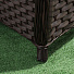 Мебель садовая Green Days, Эльба, коричневая, стол, 80х80х73 см, 4 кресла, подушка бежевая, 150 кг, RSCTL035 - фото 9