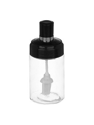 Банка для масла, стекло, 250 мл, с кисточкой, Vetta, 828-269