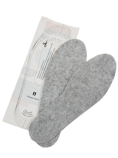 Стельки Eva, универсальные, зимние, войлок, 36-47, Е7804