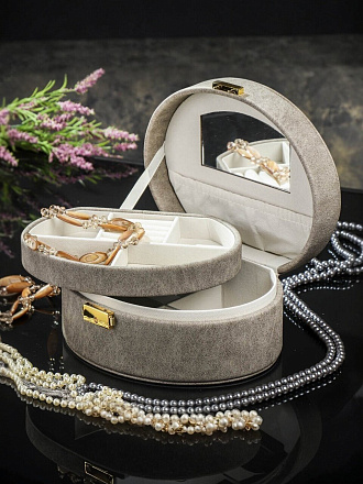 Шкатулка для украшений, полимер, 22х16.5х9.5 см, Y6-10586