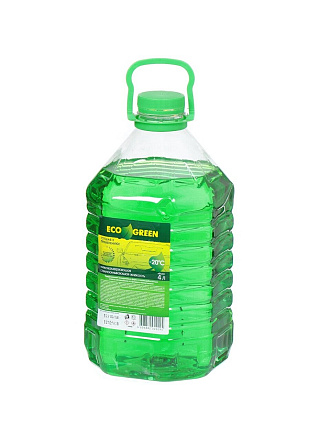 Омыватель стекол Eco Green, зимний, -20 °C, 4 л