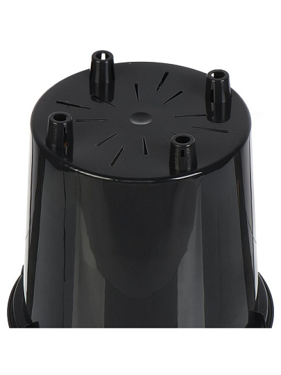 Кашпо пластик, 7.5 л, 26.5х25 см, универсальное, кремовое, La Decoro, Бархан, КШ-4365