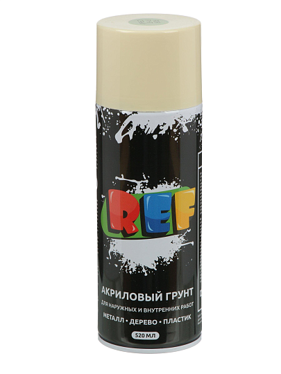 Краска аэрозольная, REF, антикоррозийная, акриловая, 0.52 л