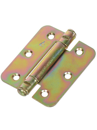 Петля накладная для деревянных дверей, БелТИЗ, 60х50 мм, универсальная, ПН-5-60	, желтый цинк