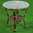 Мебель садовая Мальдивы мини, кофейная, стол, 55х55х56 см, 2 стула, подушка, 110 кг, IND13WG - фото 7