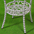 Мебель садовая стол, 57.5х55 см, 2 кресла, подушка, T2022-7058 - фото 9