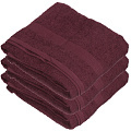 Полотенце банное, 100х150 см, Вышневолоцкий текстиль, 400 г/кв.м, темно-фиолетовое Россия