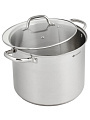 Кастрюля нержавеющая сталь, 13 л, крышка стекло, круглая, Daniks, WT-C470- ST28, индукция - фото 6