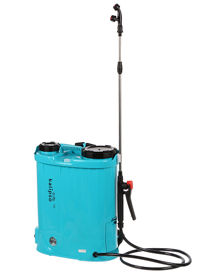 Опрыскиватель садовый аккумуляторный, Kalipso, 12 л, Li-ion, 3.86 А.ч, 12 В, пластик, ранцевый, телескопическая штанга, KF-12C-12