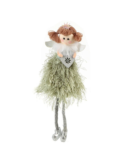 Фигурка декоративная Принцесса, 21 см, зеленая, Y4-8439