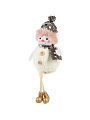 Фигурка декоративная Снеговик, 24 см, белая, Y4-8436 - фото 2