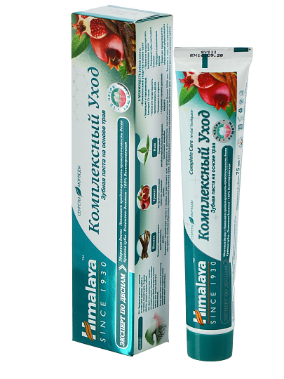 Зубная паста Himalaya, Complete Care Комплексная защита, 75 мл