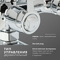Смеситель для ванны, Aqwin, с кран-буксой, хром, A2363 - фото 3