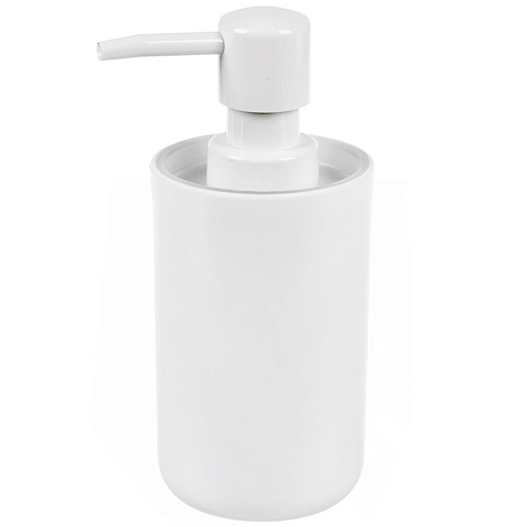 Дозатор для жидкого мыла, пластик, 6.6х15.3 см, белый, PP0287I-LD