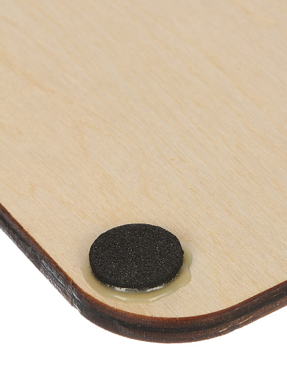 Подставка под горячее дерево, квадратная, 14.5х14.5х0.8 см, Тюльпаны, В-46