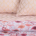 Постельное бельё &amp;quot;Этель&amp;quot; евро Фламинго 200×217 см, 70×70 см., 100% хлопок, бязь, 4053330 - фото 2