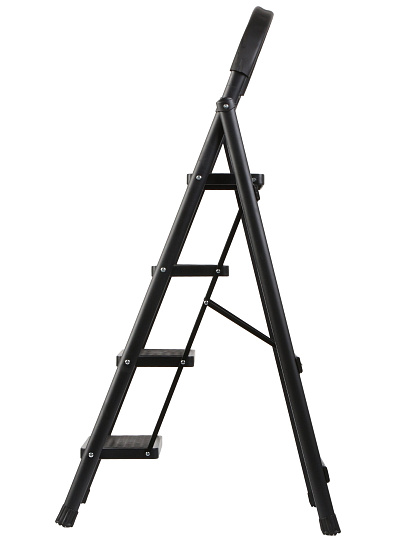 Стремянка 1 секция, 4 ступени, металл, 1.36 м, 150 кг, E080017