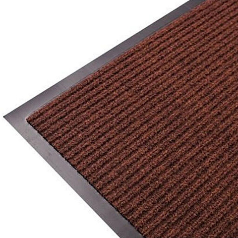 Коврик грязезащитный, 120х1500 см, прямоугольный, резина, с ковролином, коричневый, Floor mat, ComeForte, XTL-9002