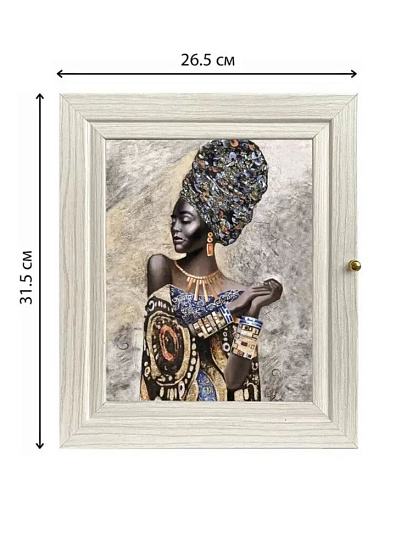 Ключница 26х31 см, МДФ, 8 крючков, AAV-644