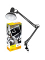 Светильник настольный на струбцине, 230В, E27, 40 Вт, черный, абажур черный, IEK, 1014, LNNL4-1014-2-VV-40-K02 - фото 3