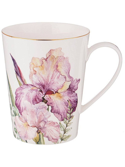 Кружка фарфор, 450 мл, Irises, Lefard, 590-319