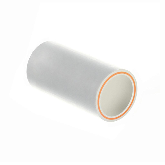 Труба полипропиленовая для отопления, стекловолокно, диаметр 25х4.2х4000 мм, 25 бар, белая, Kalde