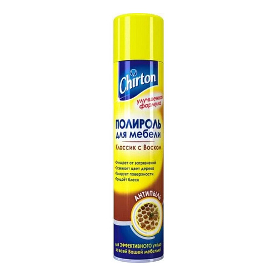 Полироль для мебели Chirton, Антипыль Классик, 300 мл, S01202001