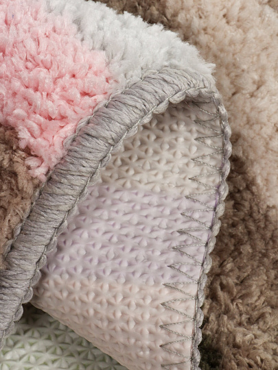 Коврик для ванной 0.38х0.58 м, полиэстер, многоцветный, Silvano, Y4-11484