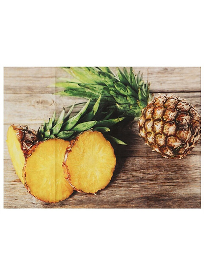 Полотенце кухонное 40х60 см, 200 г/м2, 100% хлопок, Silvano, Ананасы, Узбекистан, 100021