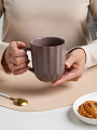 Кружка фарфор, 380 мл, Frankly, Atmosphere, AT-K4375, мокко