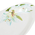 Селедочница керамика, овальная, 25 см, белая, Идиллия Цветущая лилия, Добрушский фарфоровый завод, 5С0790Ф34 - фото 2
