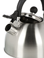 Чайник нержавеющая сталь, 2.5 л, со свистком, матовый, ручка пластиковая, Daniks, индукция, MSY-021M - фото 10