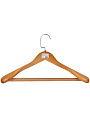 Вешалка-плечики для одежды, 45х6 см, дерево, светлое дерево, BS44-55FGDC