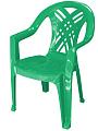 Кресло пластик, Стандарт Пластик Групп, 84х60х66 см, зеленое, 120 кг - фото 2