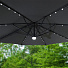 Зонт садовый 3х3 м, серый, с регулировкой высоты и светодиодной подсветкой, Green Days - фото 4