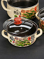 Набор посуды эмалированная сталь, 6 предметов, кастрюли 2,3,4 л, Керченский металлургический завод, Римские каникулы - Экстра - фото 7