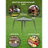 Тент-шатер зеленый, 2.4х2.4 м, четырехугольный, толщина трубы 0.6 мм, AI-0706002 - фото 8