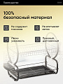 Сушилка для посуды, металл, 2 яруса, с поддоном, 41х23х37 см, Y8-2767 - фото 4