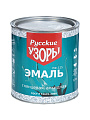 Эмаль Русские узоры, ПФ-115, алкидная, глянцевая, серая, 2.7 кг