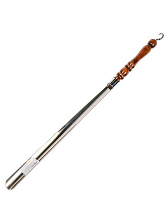 Ложка для обуви металл, 72 см, с деревянной лакированной ручкой, 2К-302