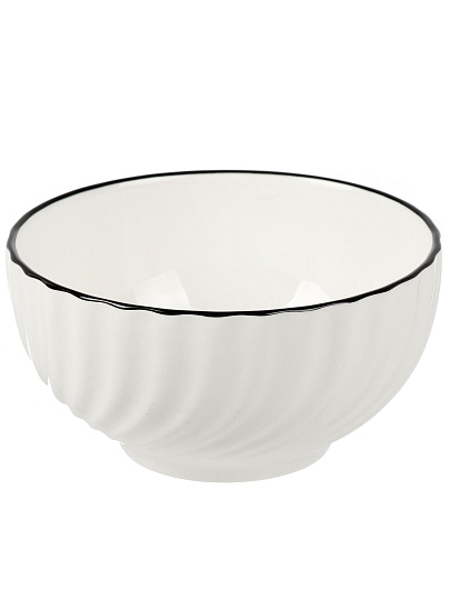 Салатник фарфор, круглый, 11.5х6 см, 0.3 л, Зефир, МФК, MFK21111