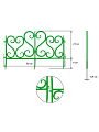 Забор декоративный пластмасса, Мастер сад, Ажурное, 25х300 см, зеленый - фото 2