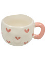 Кружка фарфор, 320 мл, Сердечки, В060827 - фото 3
