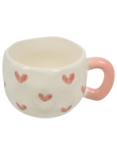Кружка фарфор, 320 мл, Сердечки, В060827