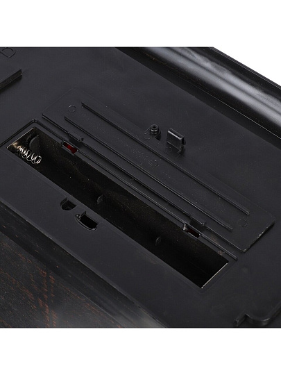 Фонарь декоративный 45х18х56 см, на ножках, USB шнур, АА 3шт, пластик, стекло, бронза, Камин, M120011